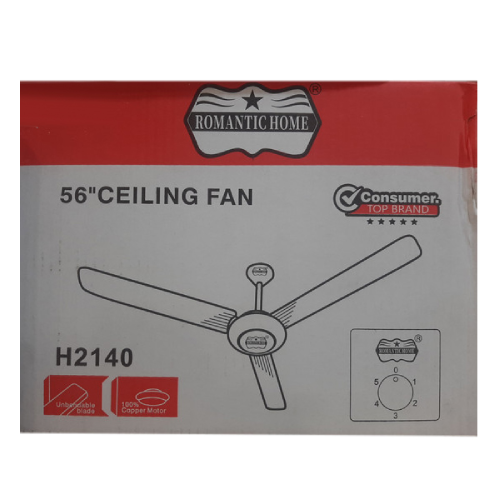 پخش پنکه سقفی رومانتیک مدل H2140 تک و عمده کد Z2046
