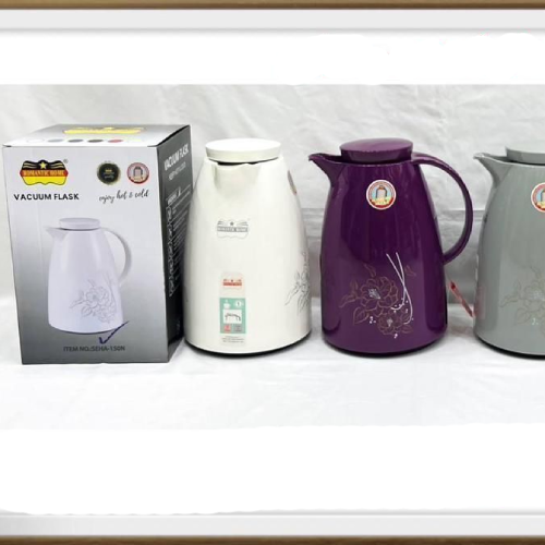 خربد فلاسک رومانتیک شیشه صورتی ۱.۵ لیتری مدل SEHA_150N تک و عمده کد Z2047