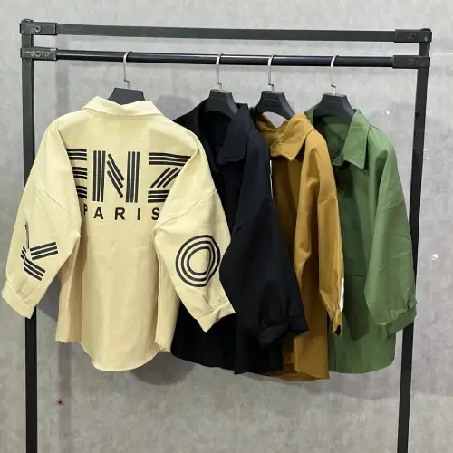 شومیز زنانه مدل باکسی تک و عمده کد 1