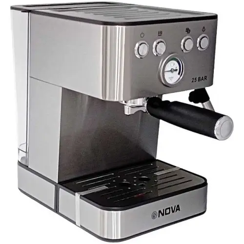 اسپرسوساز نوا تمام استیل 25 بار NCM- 195 EXP کد E1251 تک و عمده