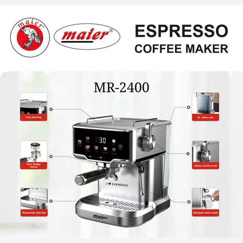  خرید اسپرسوساز مایر مدل MR-2400 تک و عمده t1396