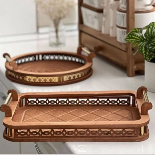 سینی چوبی مدل هیوا کد k023