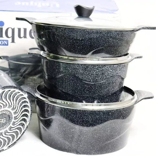 سرویس قابلمه 8 پارچه گرانیتی یونیک مدل 8520 تک و عمده کدP869