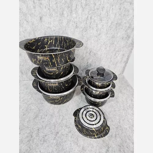 پخش  سرویس قابلمه ۱۴ پارچ ماربل پرتو کالا تک و عمده کدP871