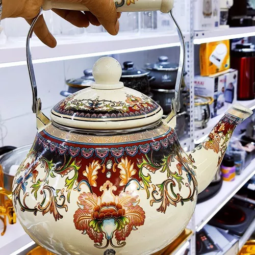 کتری لعابی سنتی تک و عمده کدP883