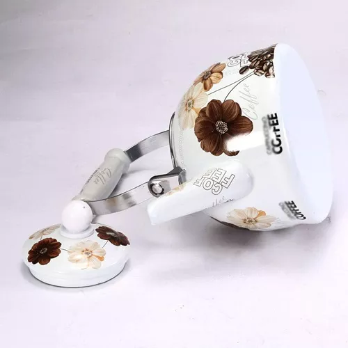 Unique and large enameled design kettle