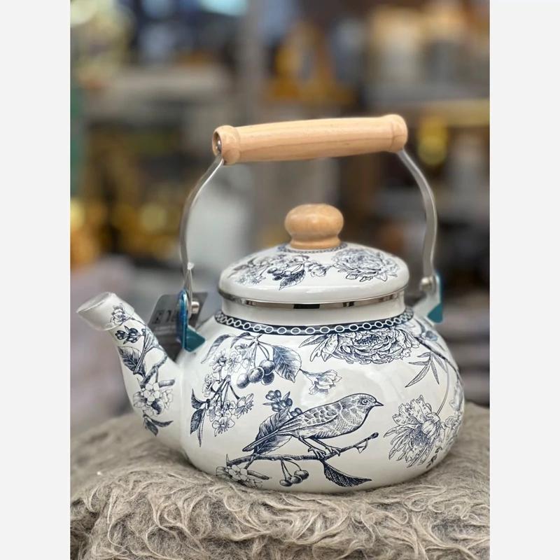 کتری طرح دار لعابی تک و عمده کدP886