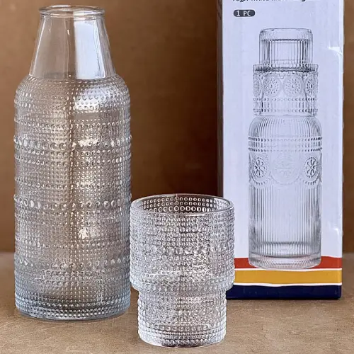 پخش پارچ شب بهمراه درب لیوانی تک و عمده کد R018