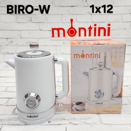 خرید کتری برقی 2 لیتر مونتینی مدل BIRO-W تک و عمده کد Z2073