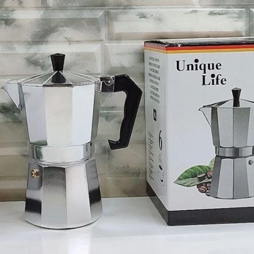 خرید قهوه جوش موکاپات 6 کاپ یونیک لایف تک و عمده کد Z2107