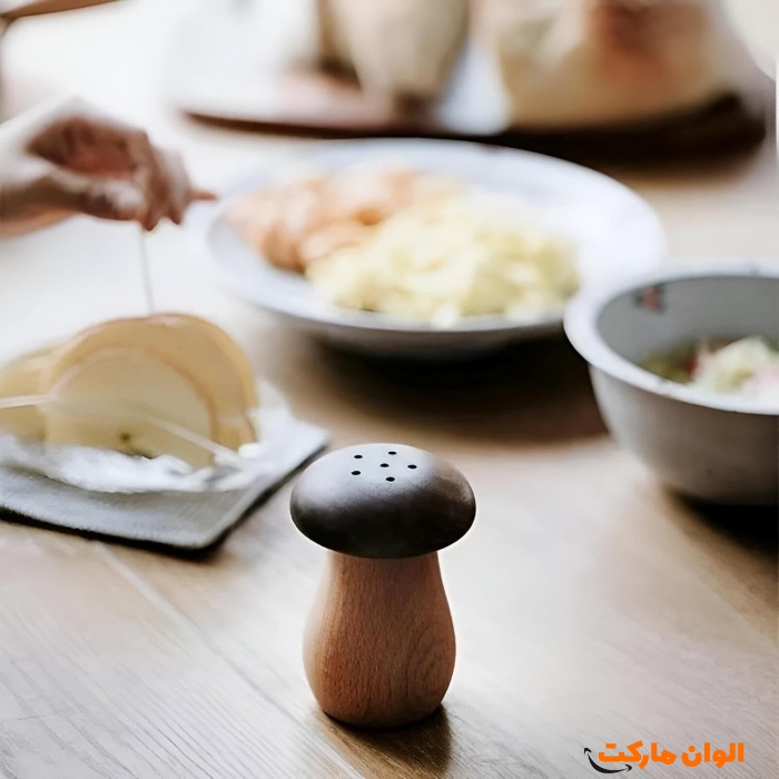 پخش نمکدان چوبی مدل قارچی تک و عمده کد Z2120