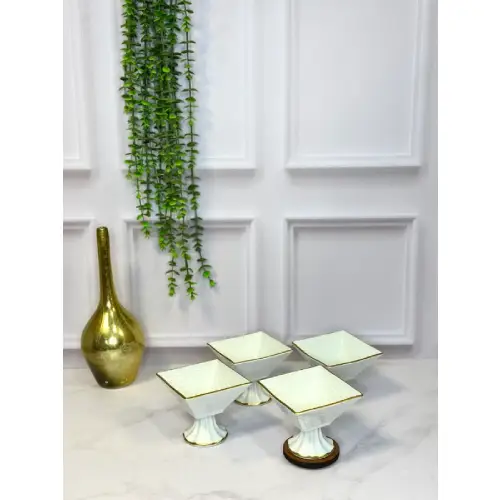 بستنی خوری نگین لب طلا کد E1287 تک و عمده