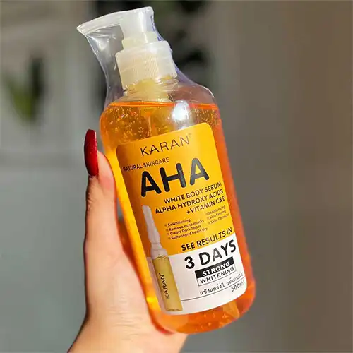 خرید سرم روشن کننده و سفید کننده AHA تک و عمده کد L1060