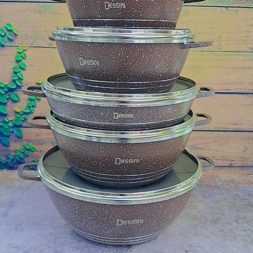 پخش سرویس قابلمه 10 پارچه چدن دسینی تک و عمده کد Z2142