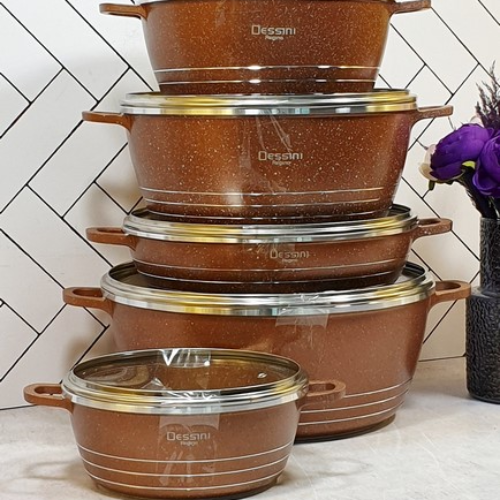 پخش سرویس قابلمه 10 پارچه چدن دسینی تک و عمده کد Z2142