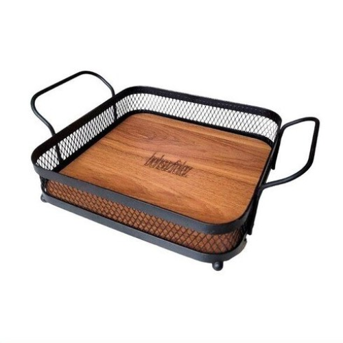 پخش سینی تسمه ای مربع دیبا مدل دسته دار تک و عمده کد Z2156