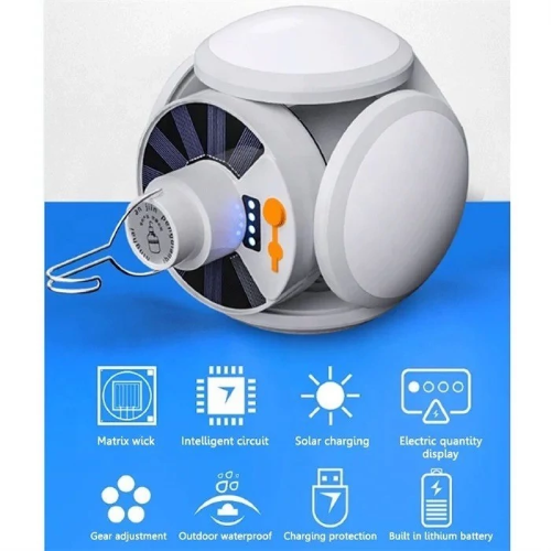 پخش لامپ خورشیدی کمپینگ آویز دار مدل SL2029N تک و عمده کد Z2174