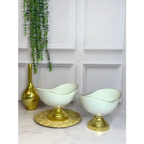 پخش میوه خوری مونزا لب طلا کد E1296 تک و عمده