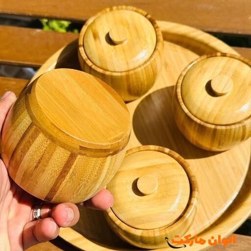 قندان چوبی تک و عمده کد B321