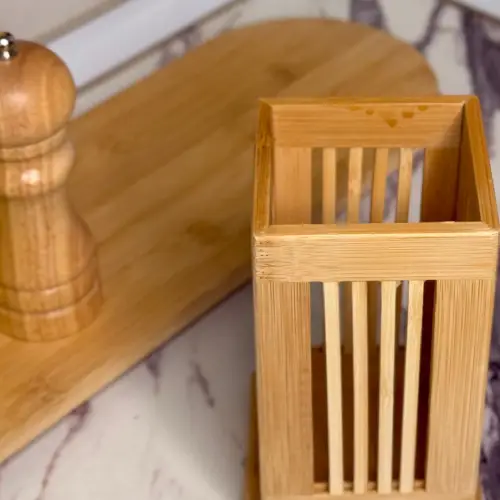 Wooden Spoon Holder, Code B325