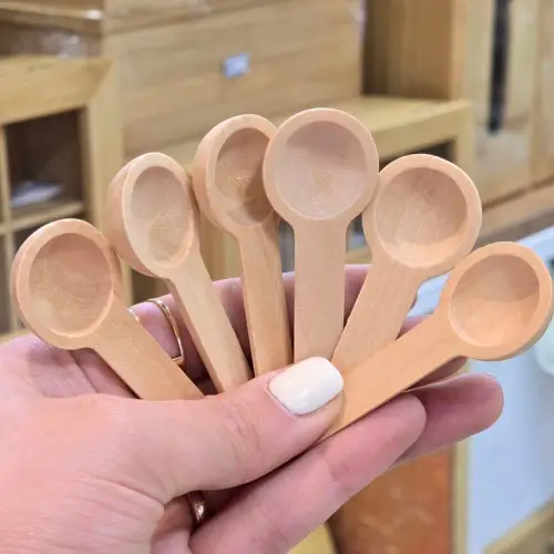 6-piece wooden spice spoon set, code B330