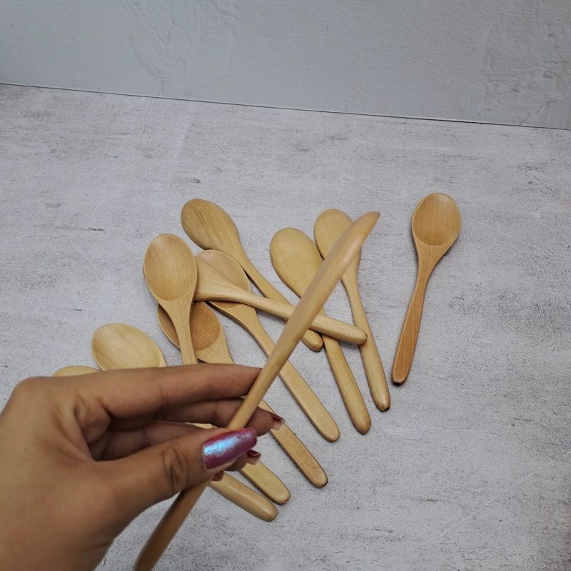 پخش قاشق 6 عددی چوبی ادویه تک و عمده کد B332