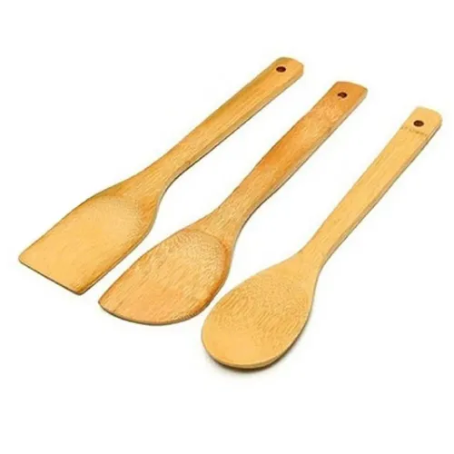 ست کفگیر۳ عددی چوبی تک و عمده کد B333