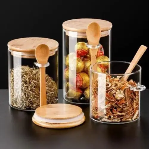 Medium-sized Pyrex Jar - Code B343