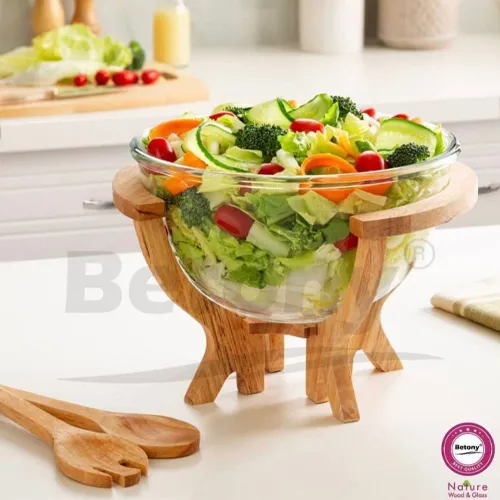 پخش سالاد خوری آنجل زیر چوب  تک و عمده کد G5509