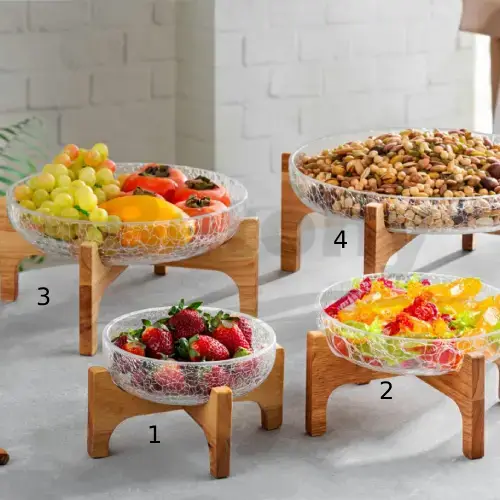  بشقاب و دیس نوا الماس سایز 3 تک و عمده کد B365