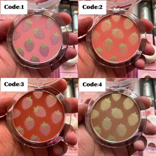 خرید رژگونه توت فرنگی هدا موجی تک و عمده کد Z2183