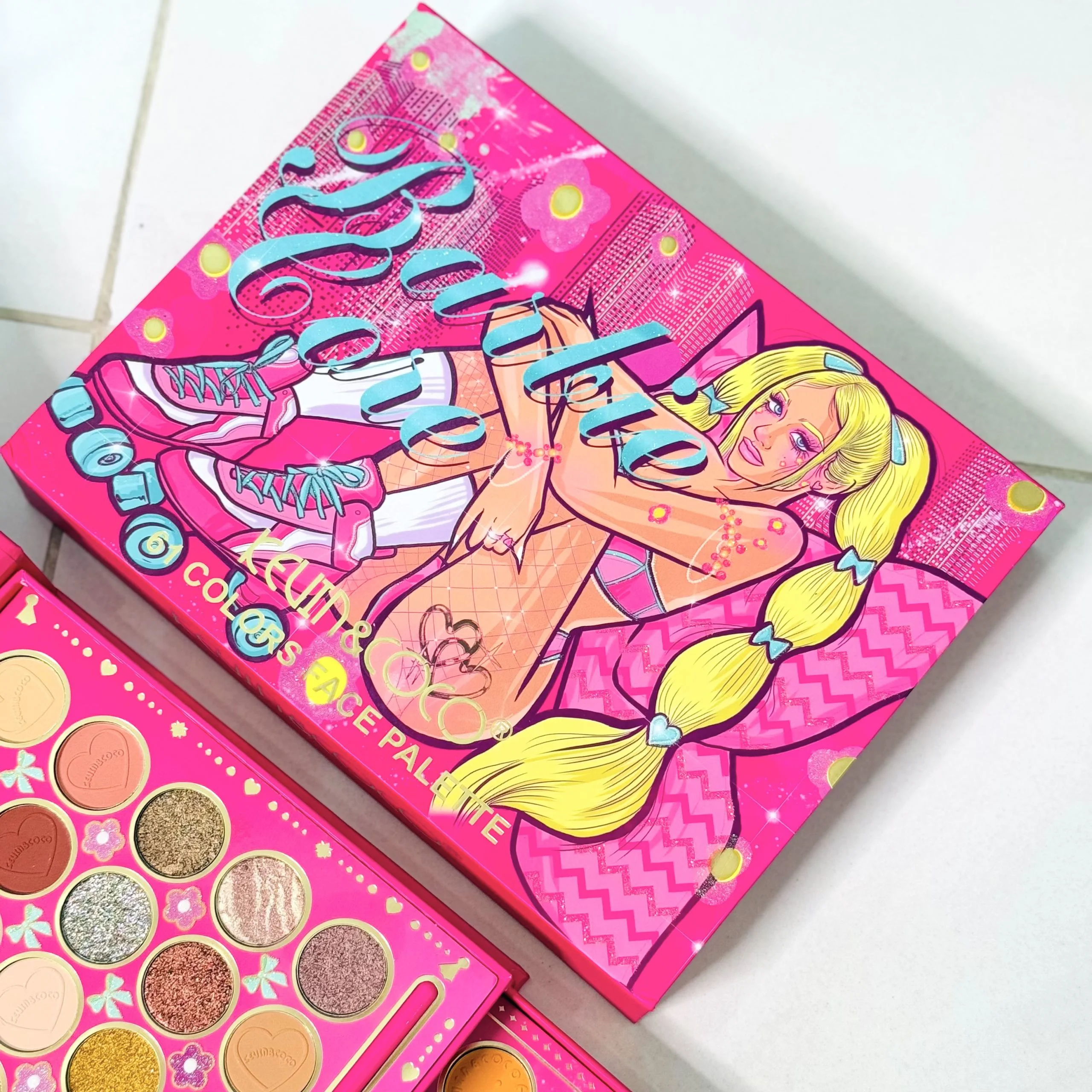 خرید پک آرایشی ۲طبقه باربی کوین کوکو تک و عمده کد Z2197