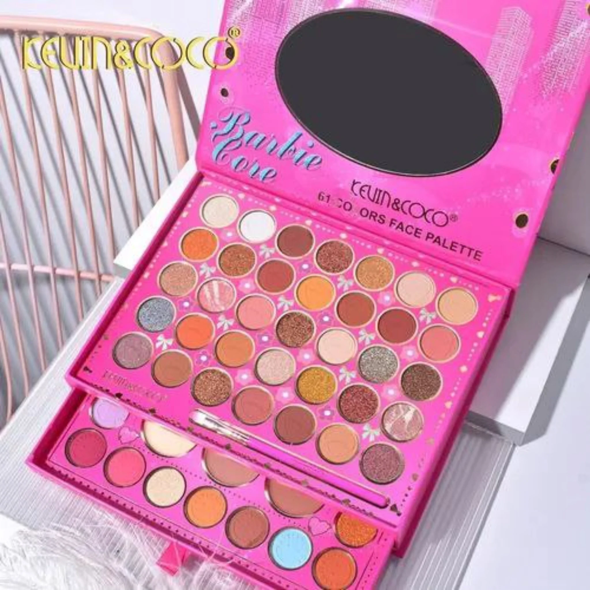 پخش پک آرایشی ۲طبقه باربی کوین کوکو تک و عمده کد Z2198