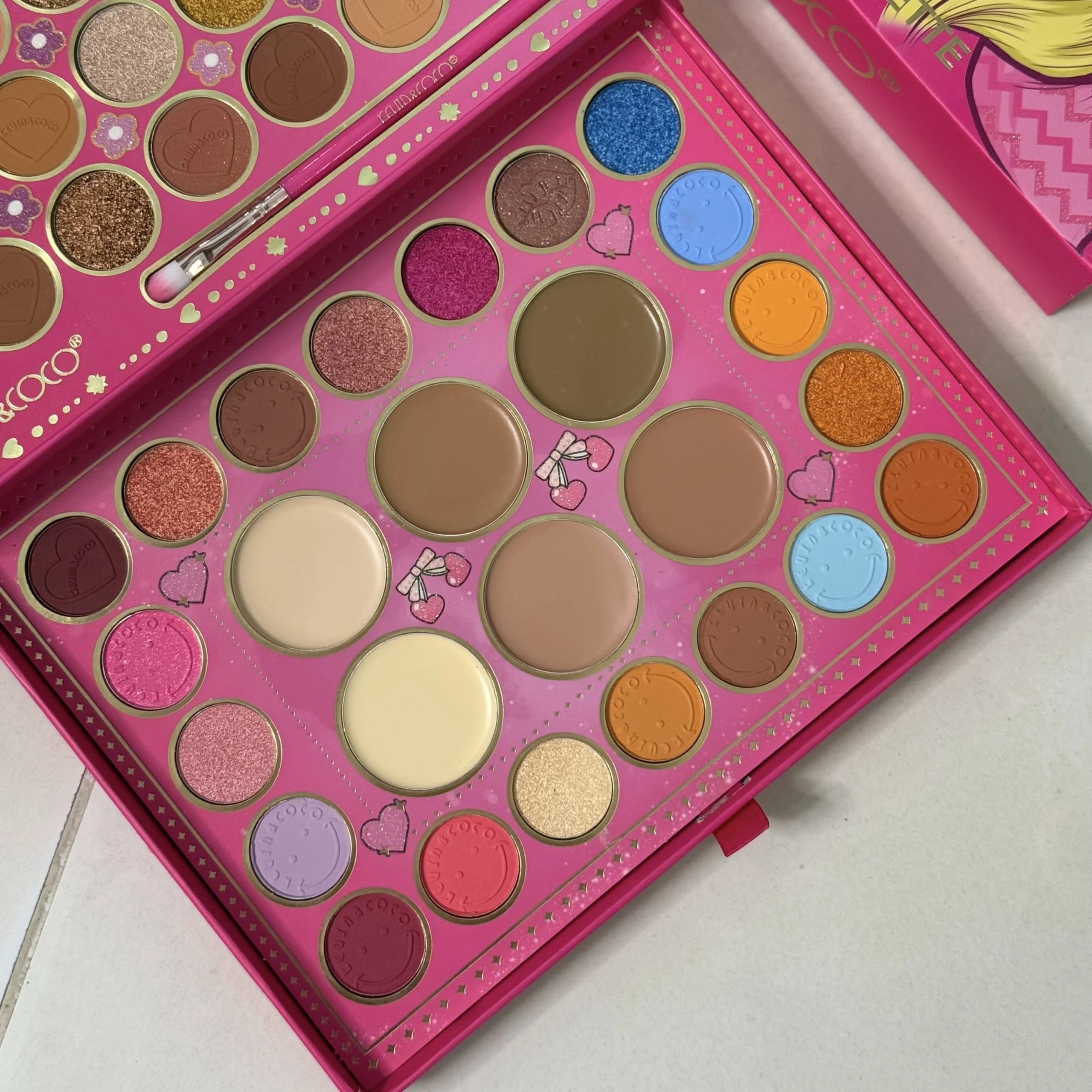 پخش پک آرایشی ۲طبقه باربی کوین کوکو تک و عمده کد Z2198