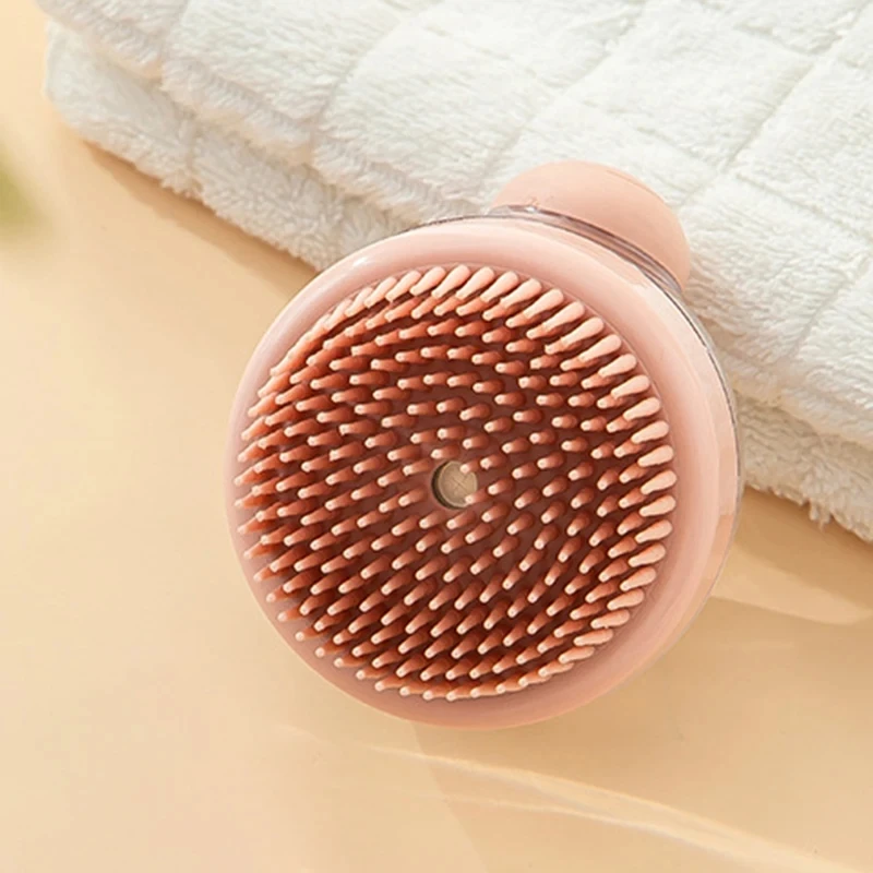 خرید سرشور و برس بدن دوکاره مخزن دار سیلیکونی تک و عمده کد Z2213