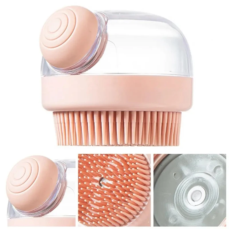 پخش سرشور و برس بدن دوکاره مخزن دار سیلیکونی تک و عمده کد Z2214