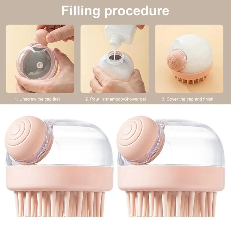 پخش سرشور و برس بدن دوکاره مخزن دار سیلیکونی تک و عمده کد Z2214