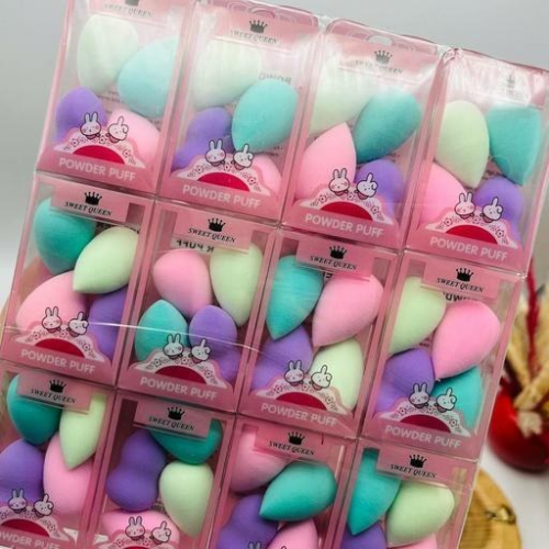 خرید پد کانسیلر مدل تخم مرغی بسته ۴ عددی تک و عمده کد Z2215