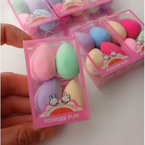 خرید پد کانسیلر مدل تخم مرغی بسته ۴ عددی تک و عمده کد Z2215