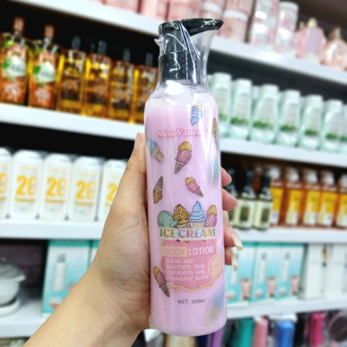 پخش لوسیون بستنی وانیلی میس ونسا حجم 250ml تک و عمده کد Z2240