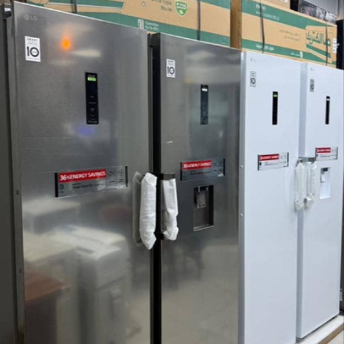 پخش یخچال فریزر دوقلو ال جی مدل  F411-B414 تک و عمده کد Z2266