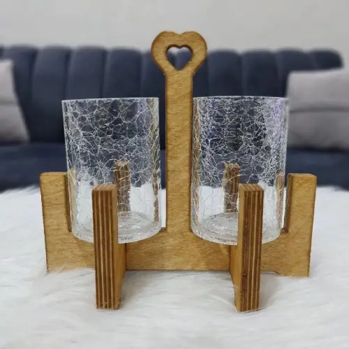 جا قاشقی دو قلو آبگز تک و عمده کد B371