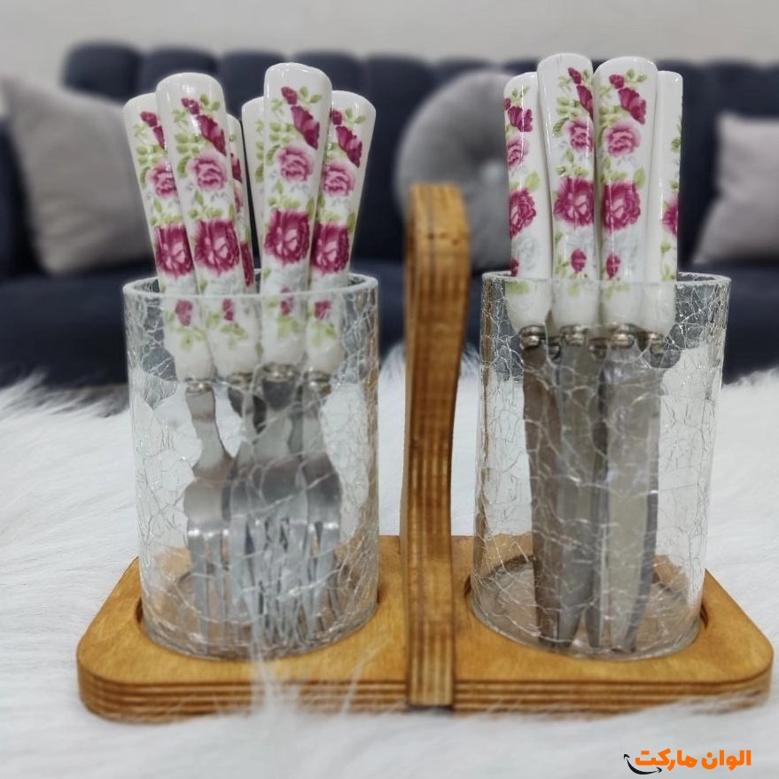 جا قاشقی دو قلو آبگز تک و عمده کد B395