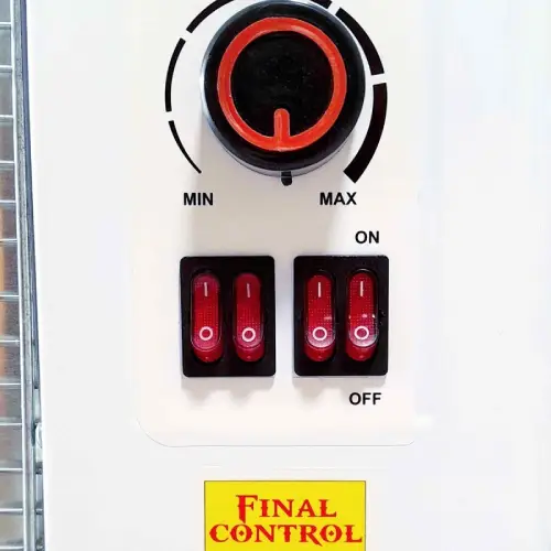 بخاری برقی تکسان مدل فن دار 6 المنته تک و عمده کد R077