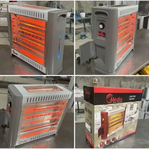 پخش بخاری فن دار مدیا مدل 6 شعله تک و عمده کد R082