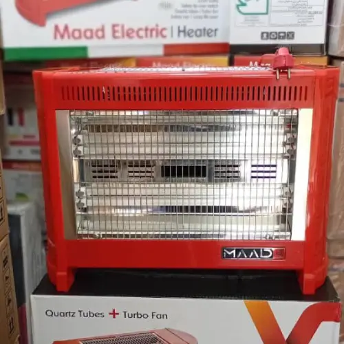 پخش بخاری برقی ۶ شعله فن دار مدل آرامیس ماد الکتریک تک و عمده کد R088