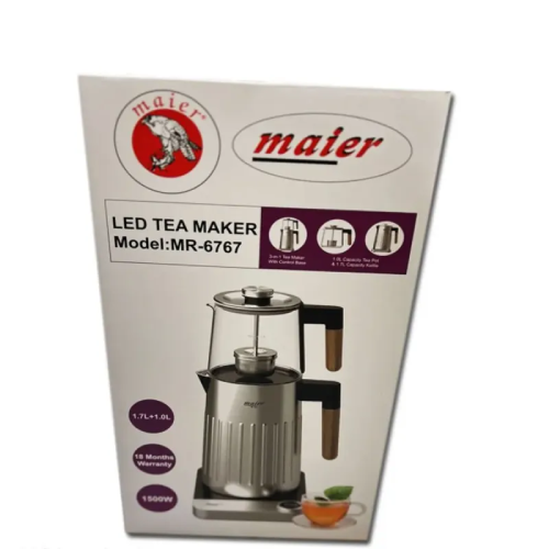 خرید چای ساز و دمنوش ساز مایر مدل 6767 تک و عمده کد Z2313