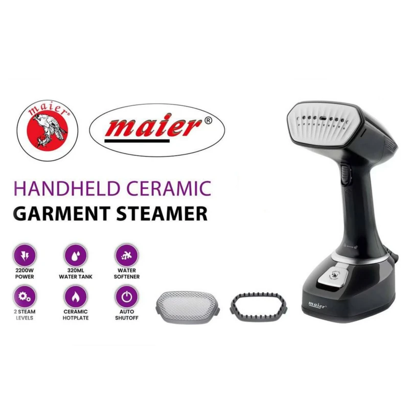 خرید اتو بخارگر ۳۲۰ میلی‌لیتر مایر مدل MR-801 تک و عمده کد Z2321