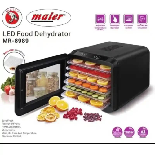 پخش میوه خشک کن مایر مدل MR8989 تک و عمده کد Z2354