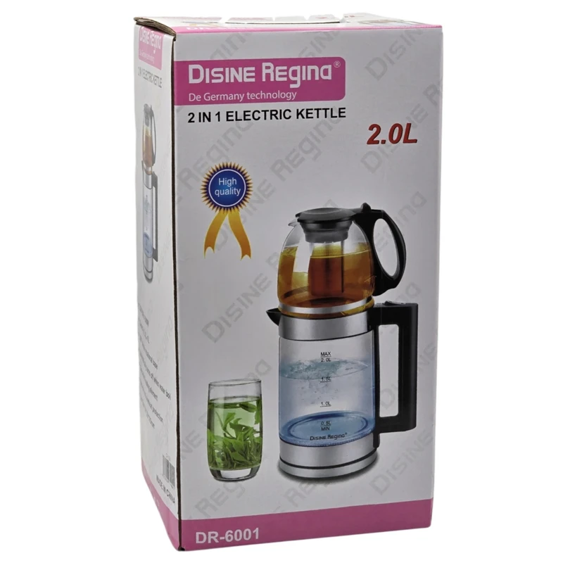 پخش چای ساز دسینی رجینا مدل DR6001 کد E1352 تک و عمده